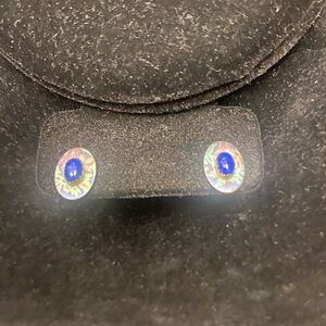 Holly Yashi Signed Stud Earrings